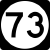 NJ 73 Highway Route Shield